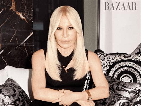 video intervista donatella versace|donatella versace comment.